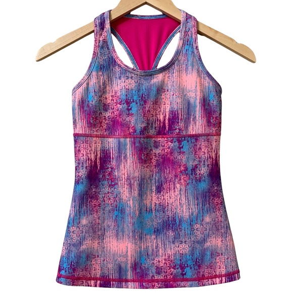 Ivivva Girls Racer Back Shelf Bra Tank Top Size 10 - Picture 3 of 13